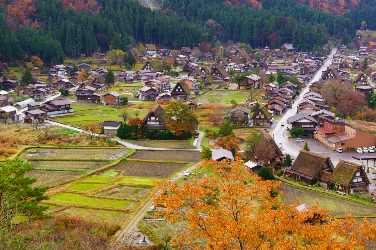 Shirakawa-go in autumn